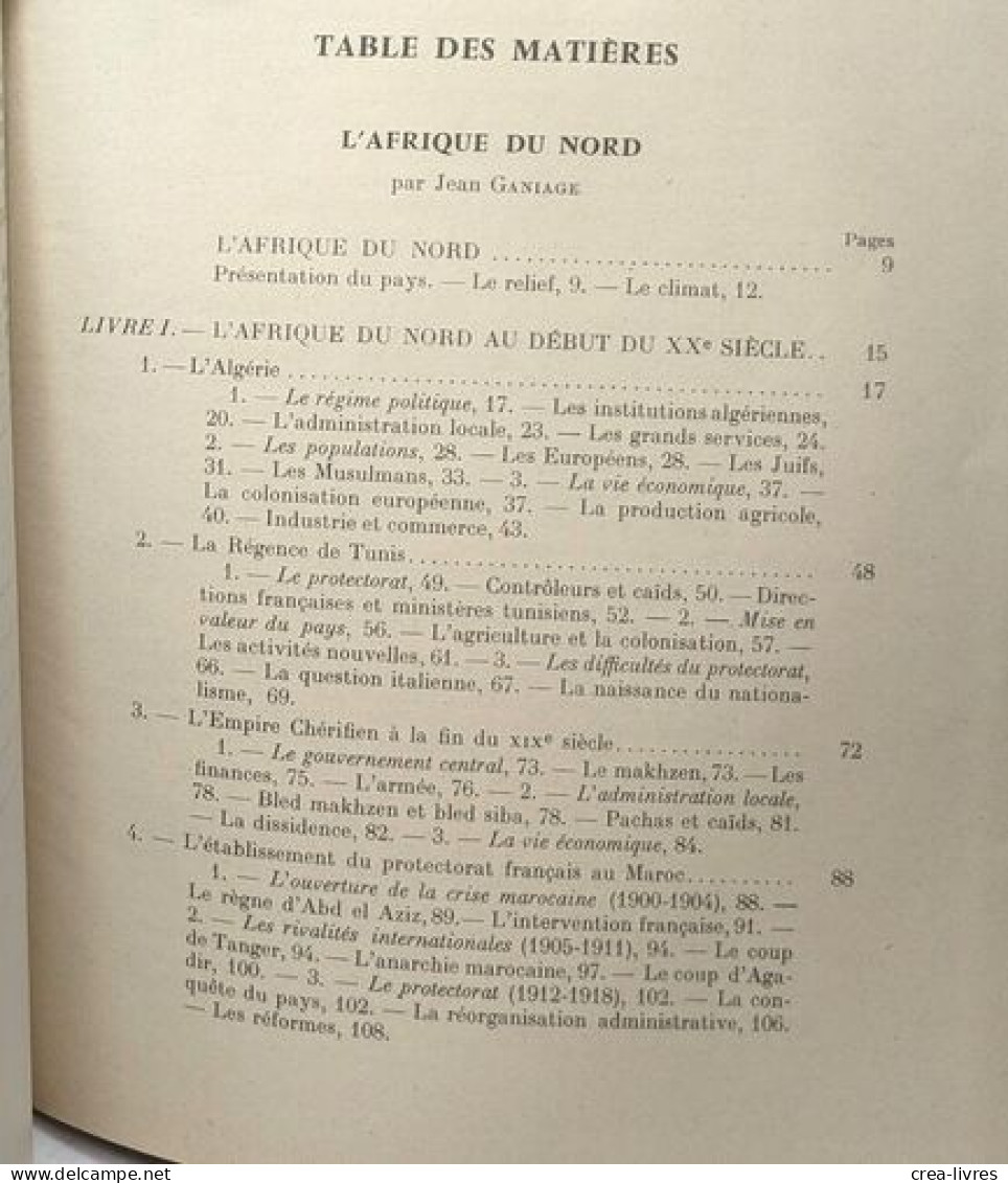 L'Afrique Au XXe Siecle Jean Ganiage - Altri & Non Classificati