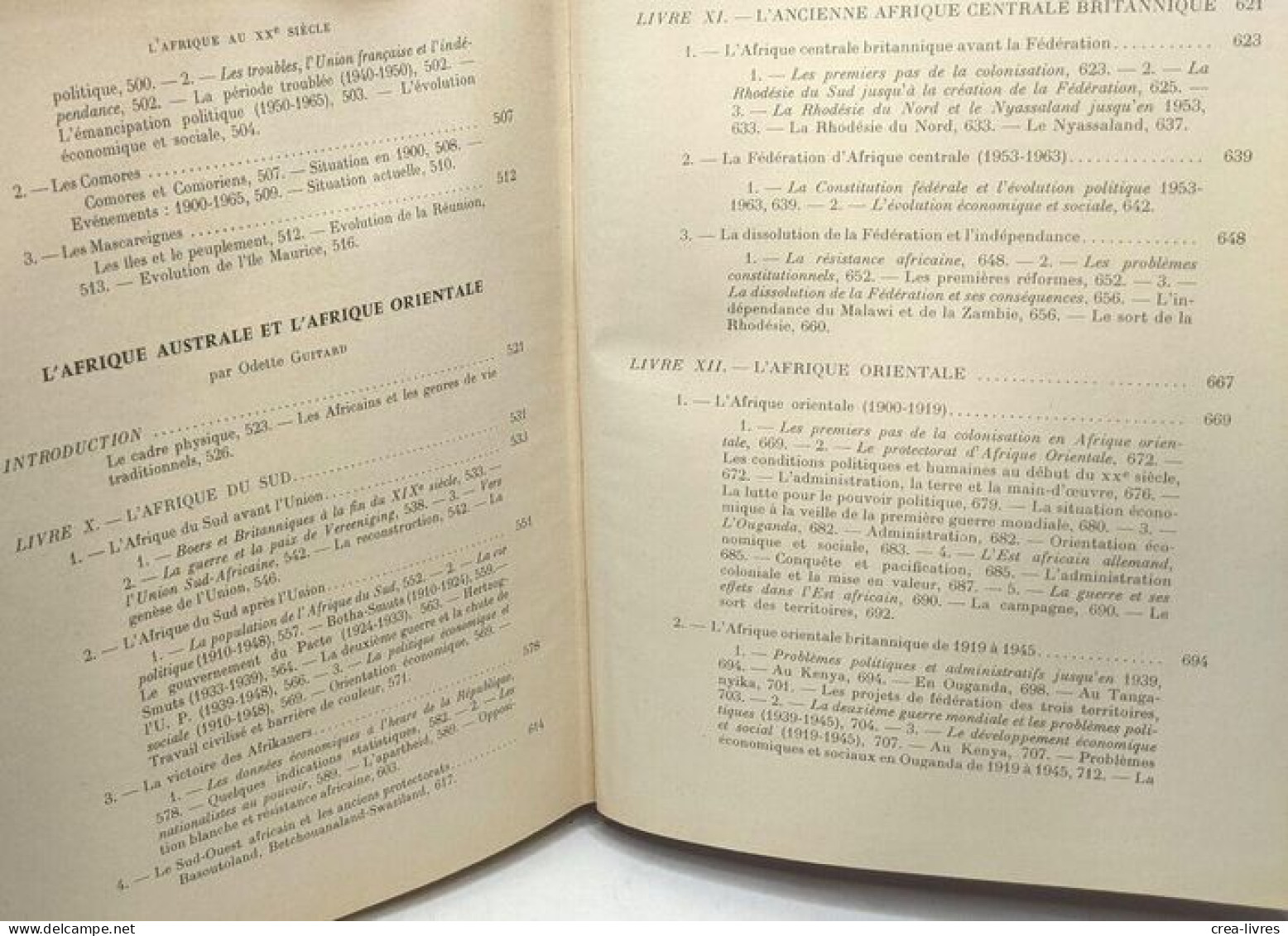 L'Afrique au XXe siecle Jean Ganiage