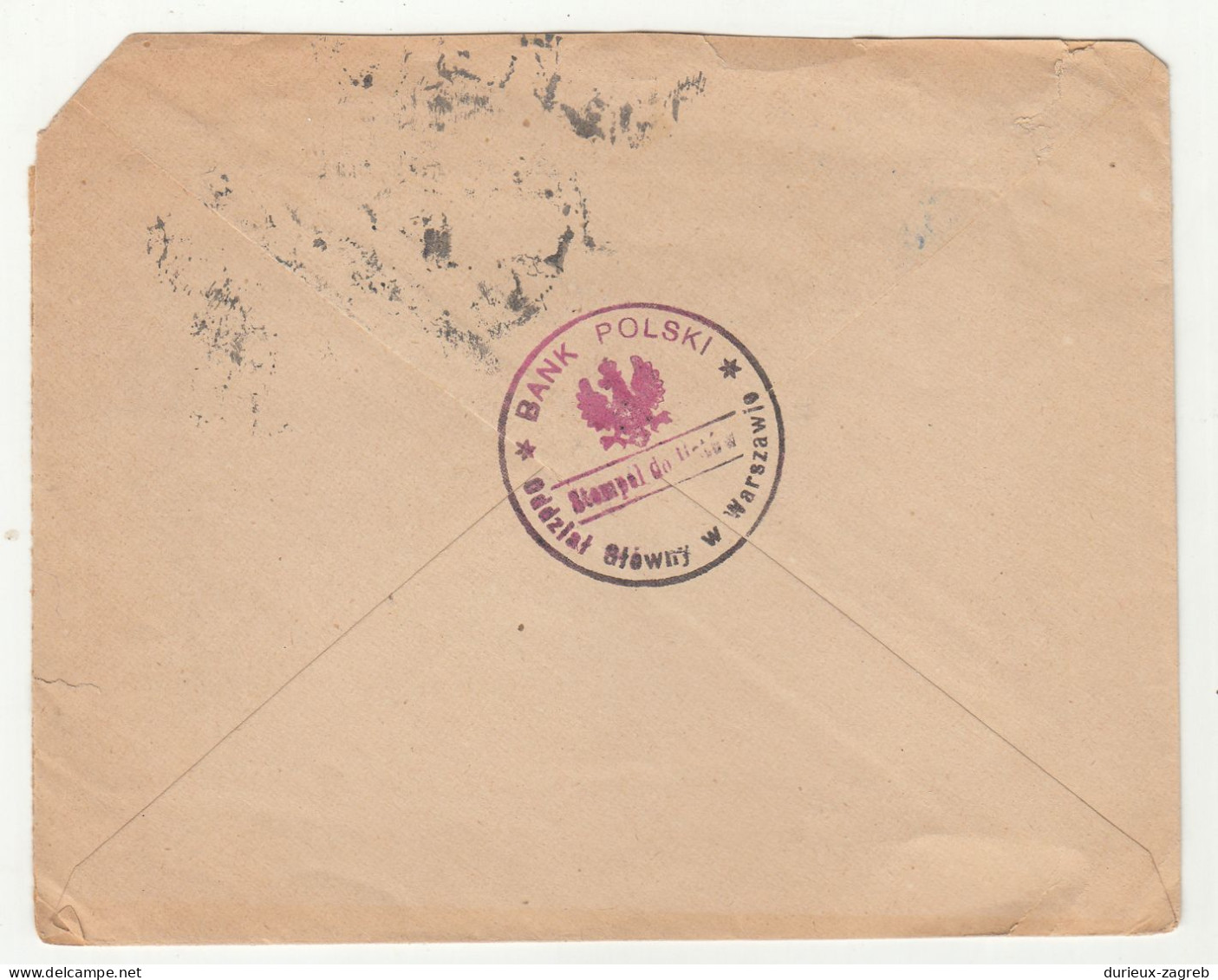 Bank Polski, Warszawa Company Letter Cover Posted 192? To Vienne B240401 - Storia Postale