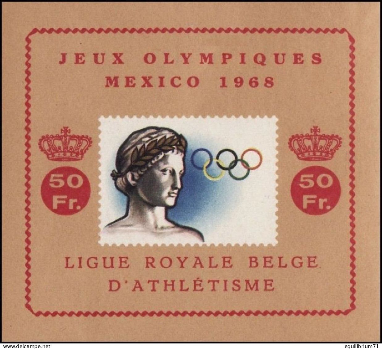 E103** - J.O De Mexico / O.S Te Mexico / Olympische Spiele Von Mexiko / Olympic Games Of Mexico - Zomer 1968: Mexico-City