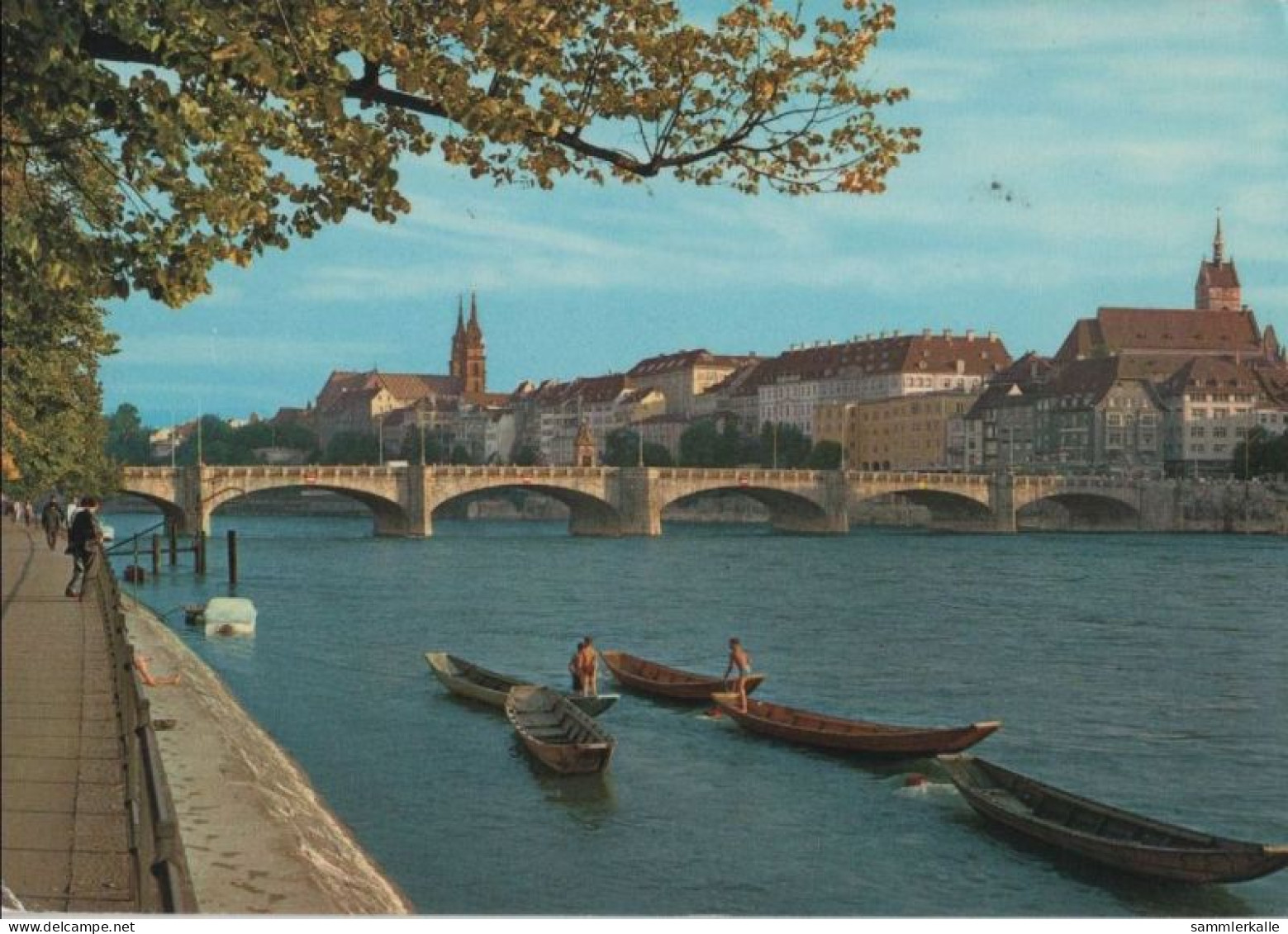 89520 - Schweiz - Basel - Mittlere Rheinbrücke - 1977 - Andere & Zonder Classificatie