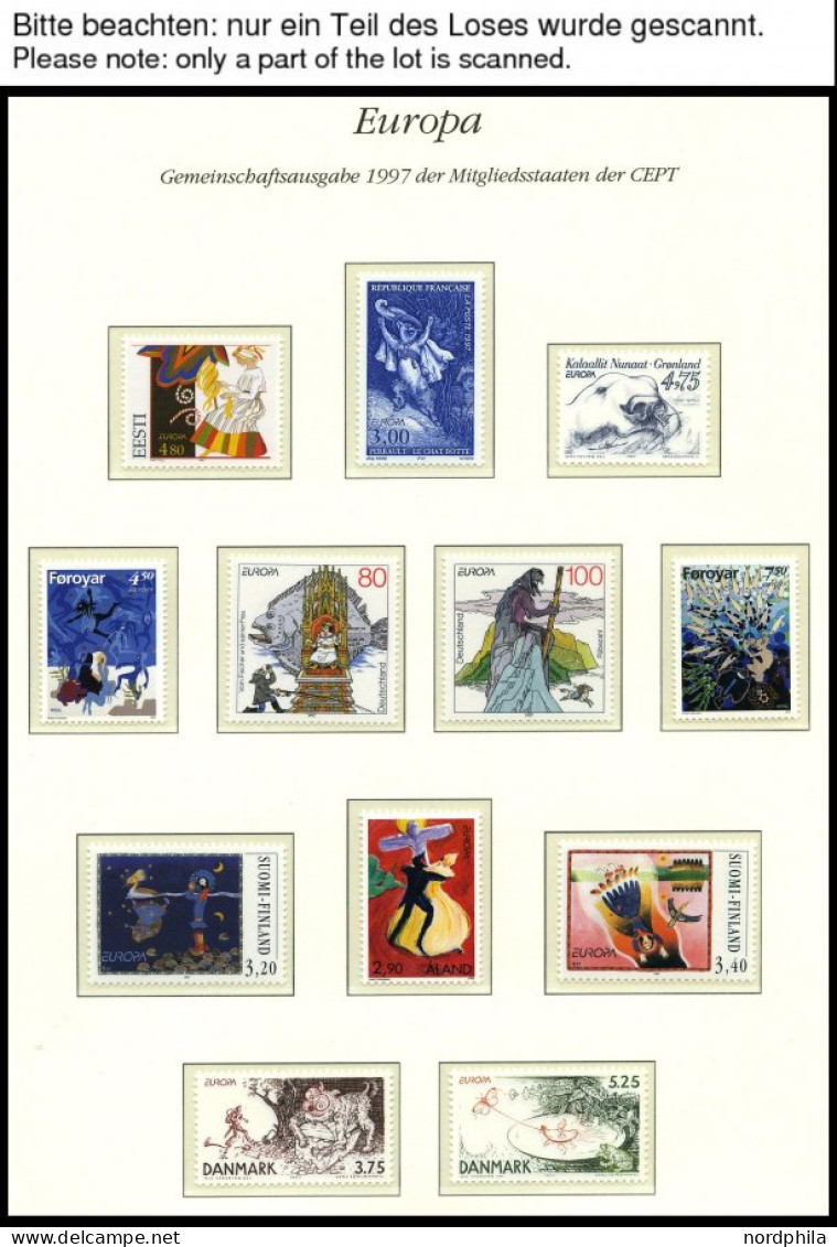 EUROPA UNION **, 1997, Sagen Und Legenden, Kompletter Jahrgang Ohne Armenien,  Bosnien Und Herzegowina Und Ukraine Bl. 7 - Collections