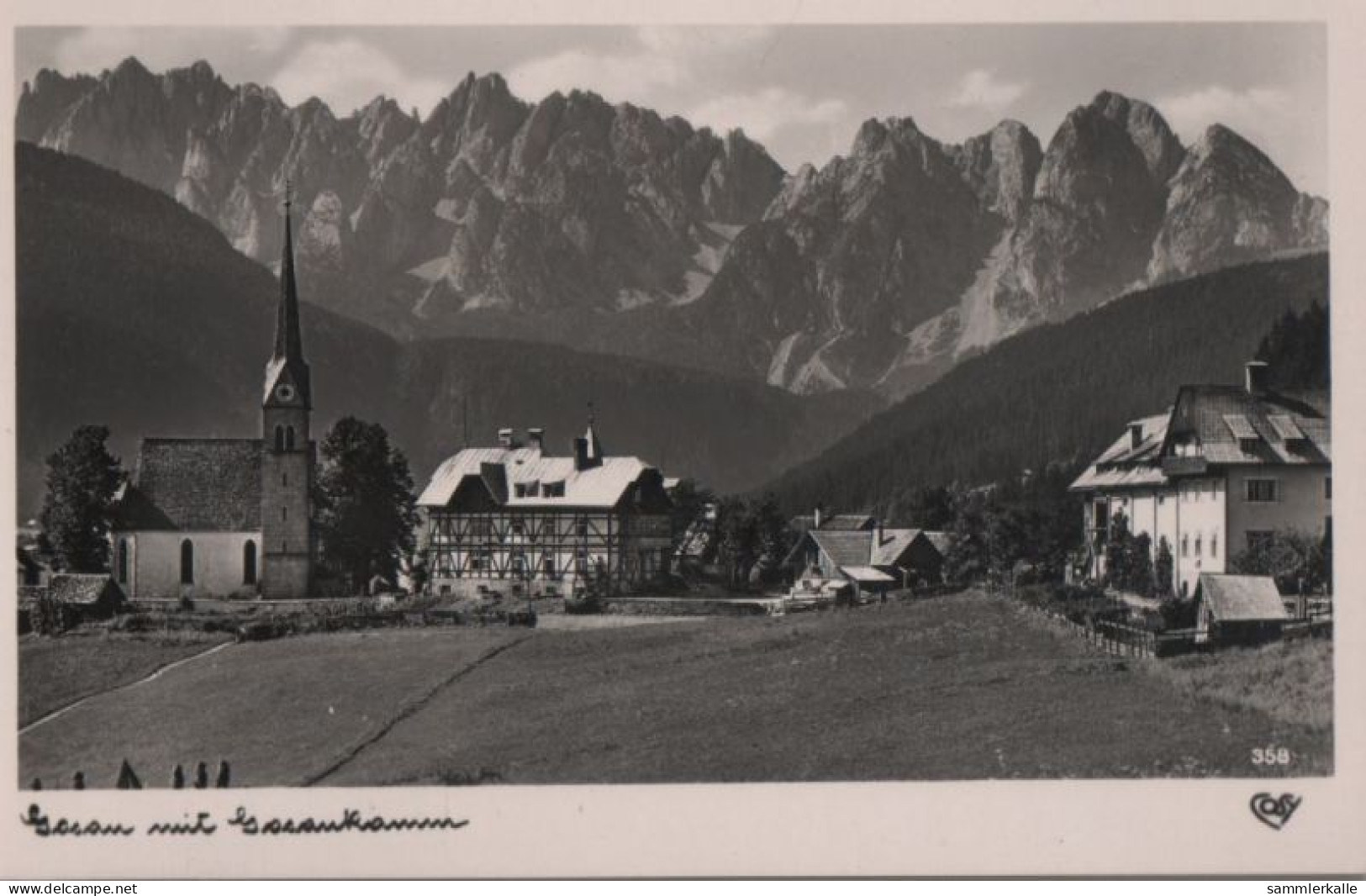 35374 - Österreich - Gosau - Mit Gosaukamm - Ca. 1950 - Gmunden