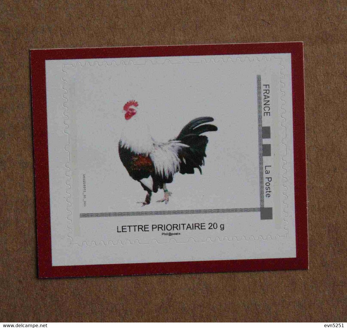 P3-B1 : Salon De L'Agriculture 2016 -Timbre émis Par Phil@poste, Coq (autocollant / Autoadhésif) - Unused Stamps