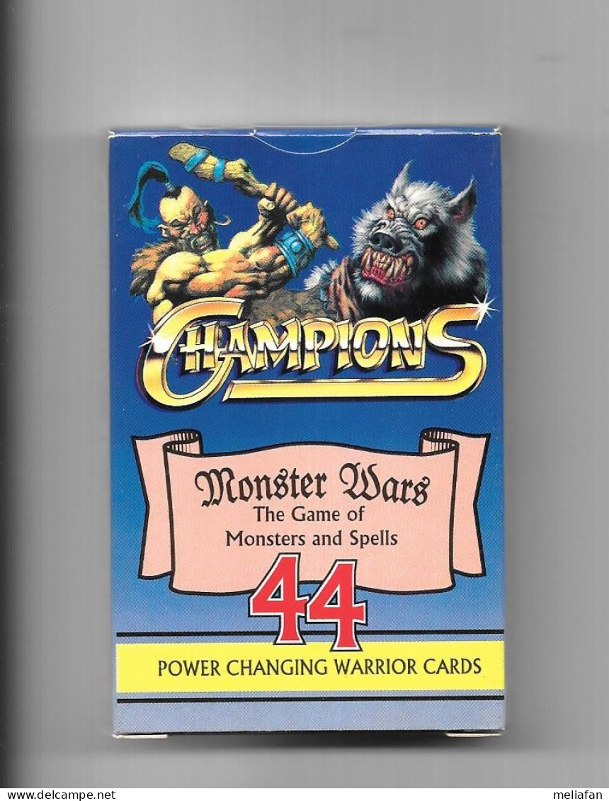 EK66 - JEU DE 44 CARTES MONSTER WAR - GIBSONS GAMES 1995 - Cartes à Jouer Classiques