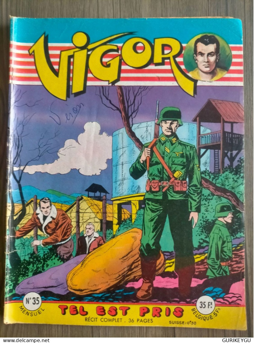 Bd Guerre VIGOR  N° 35  ARTIMA  1956 - Arédit & Artima