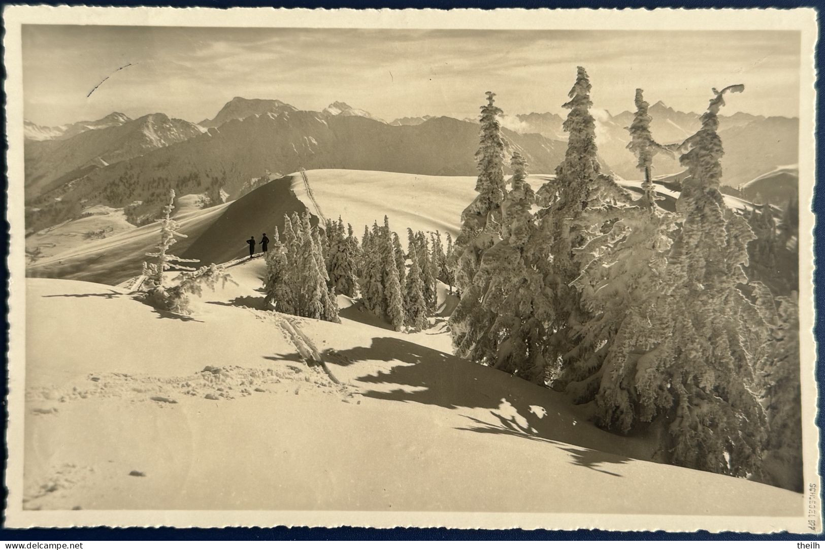 AK, Unterjoch, Allgäuer Alpen, Gepr. Schlegel BPP, 1937 - Hindelang