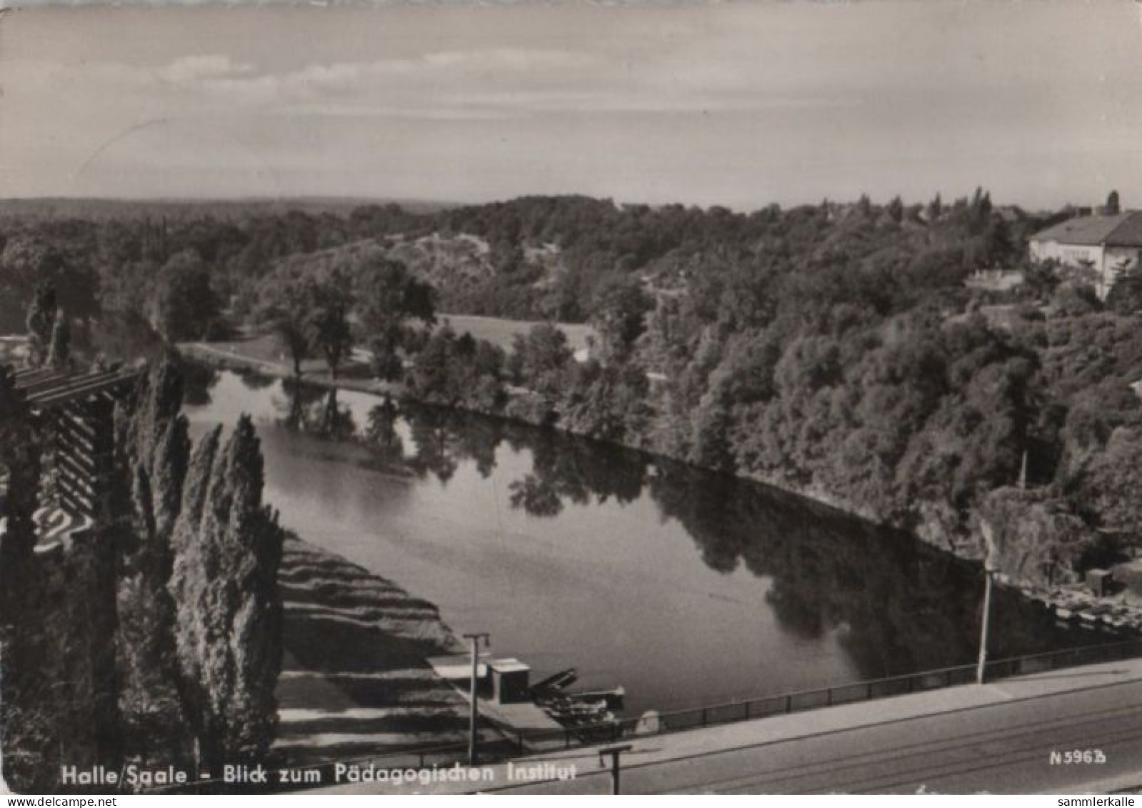 45617 - Halle - Blick Zum Pädagogischen Institut - 1963 - Halle (Saale)