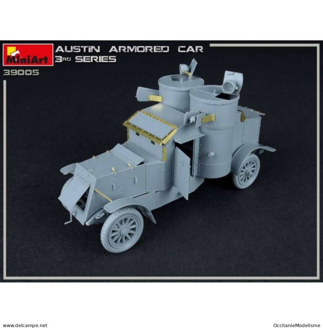 Miniart - AUSTIN ARMOURED CAR 3rd Series Maquette Kit Plastique Réf. 39005 Neuf NBO 1/35 - Militaire Voertuigen