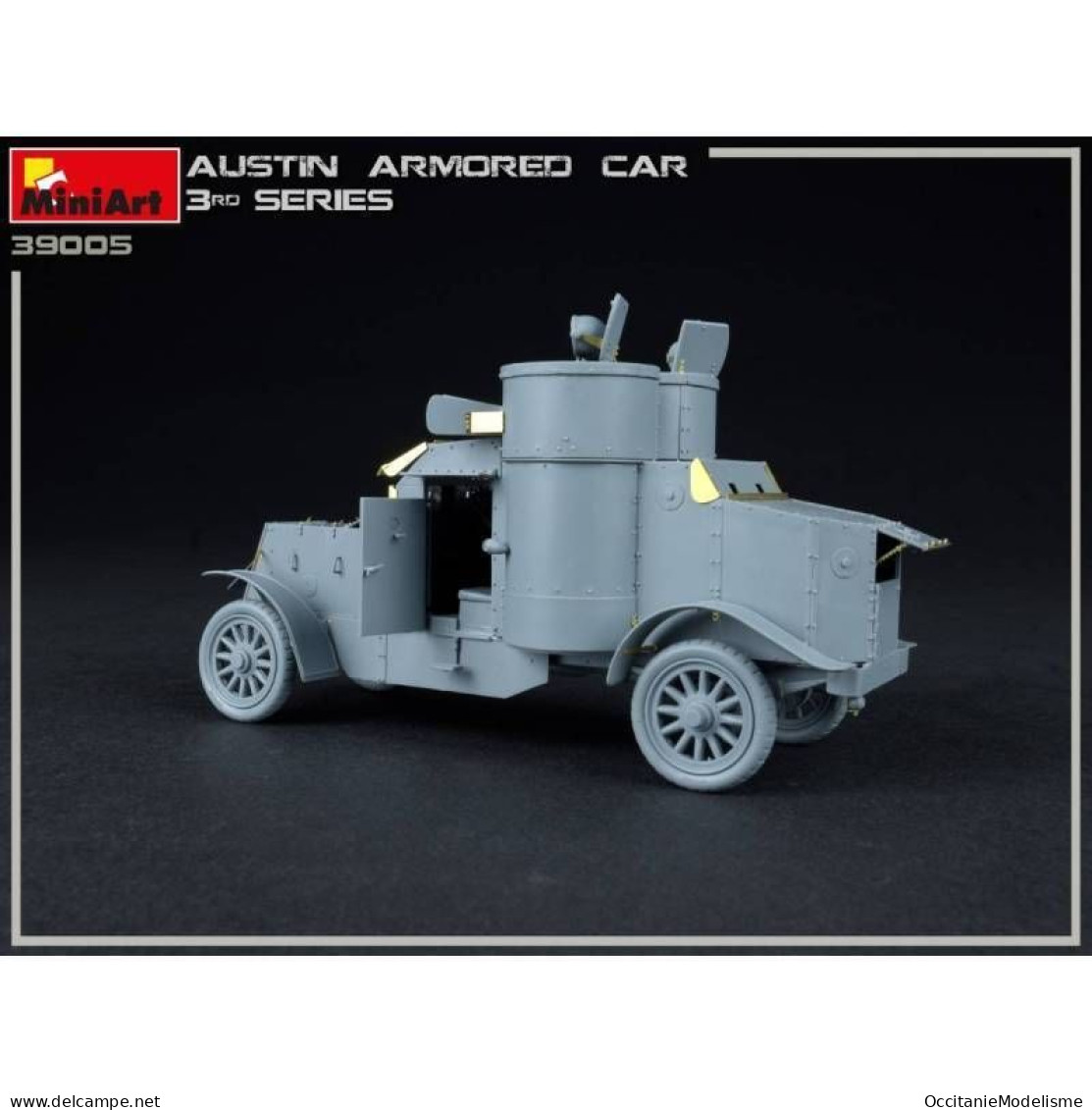 Miniart - AUSTIN ARMOURED CAR 3rd Series Maquette Kit Plastique Réf. 39005 Neuf NBO 1/35 - Militaire Voertuigen