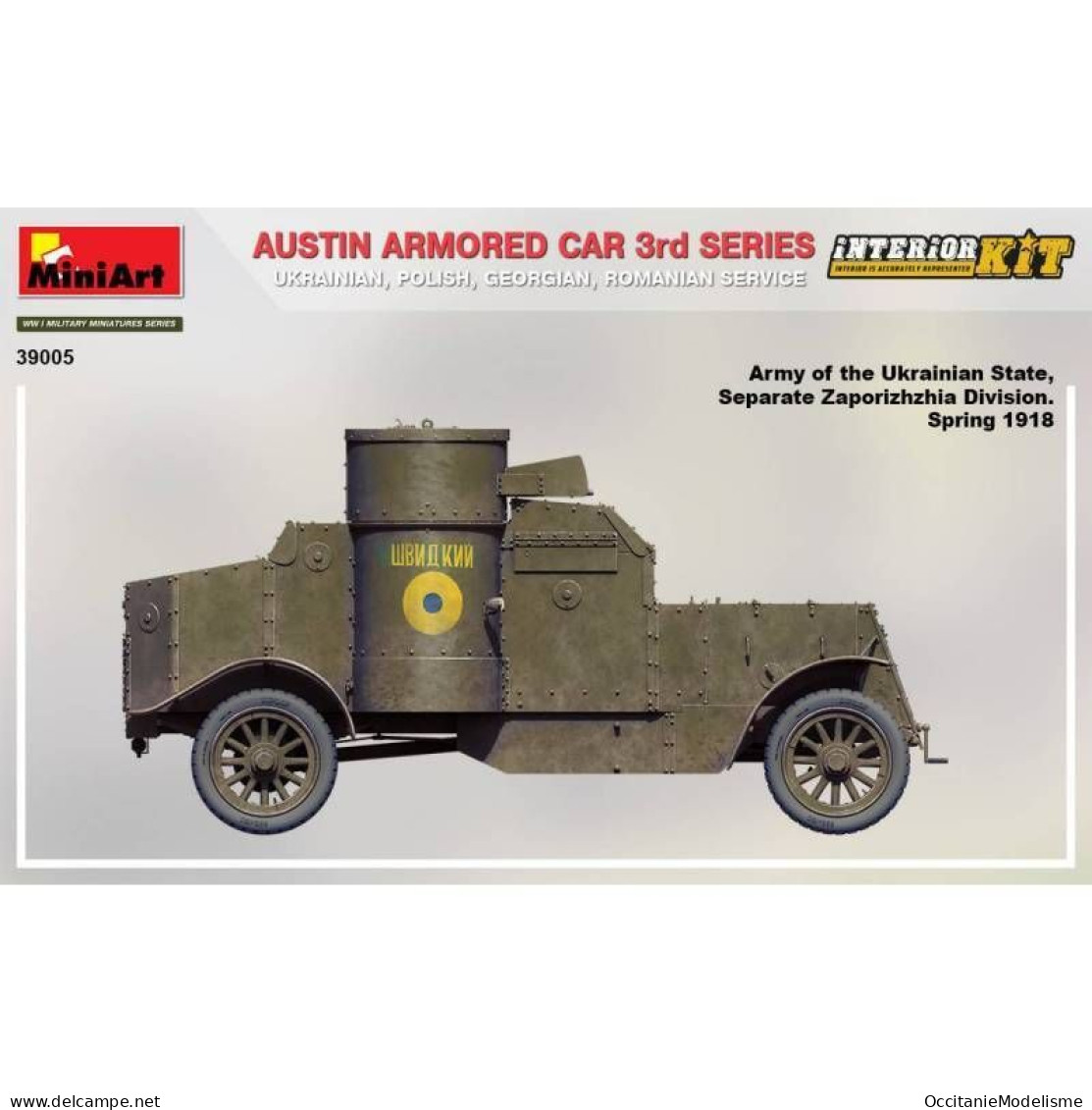 Miniart - AUSTIN ARMOURED CAR 3rd Series maquette kit plastique réf. 39005 Neuf NBO 1/35