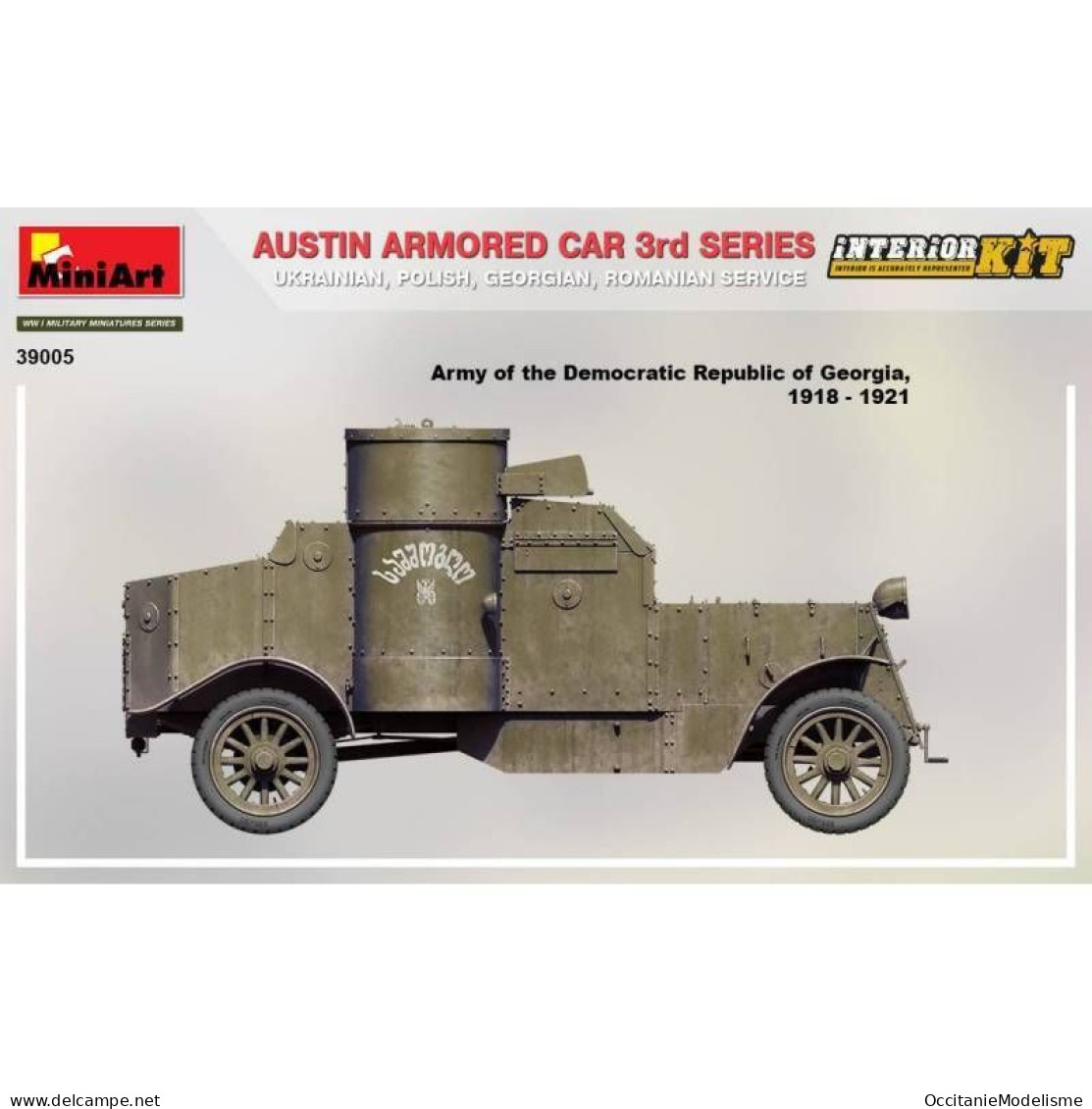 Miniart - AUSTIN ARMOURED CAR 3rd Series maquette kit plastique réf. 39005 Neuf NBO 1/35