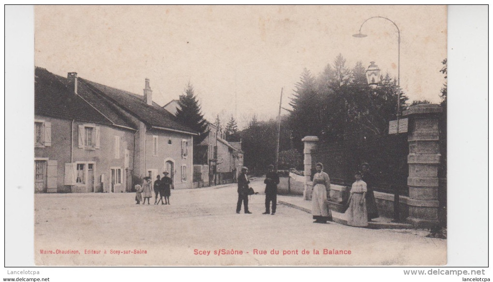 70 - SCEY SUR SAONE / RUE DU PONT DE LA BALANCE - Scey-sur-Saône-et-Saint-Albin