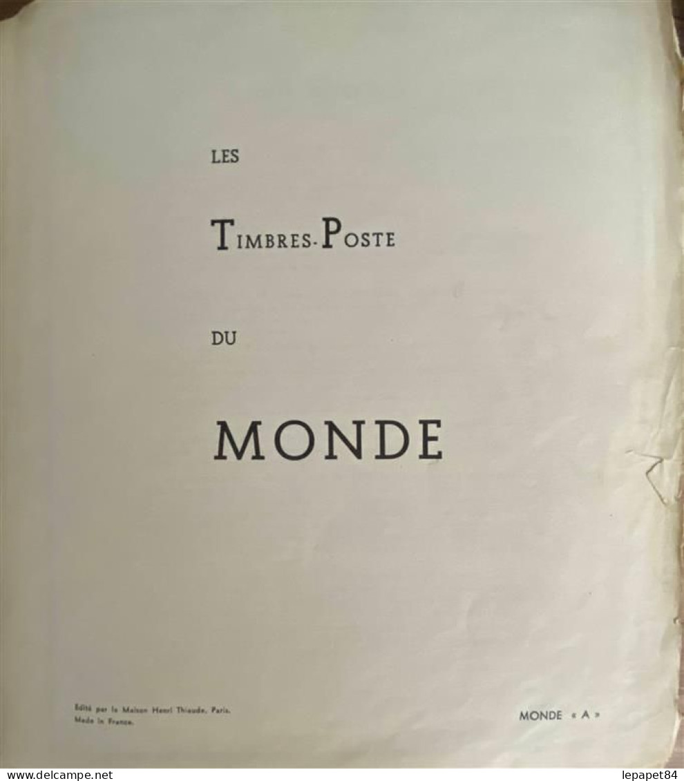 Gros Album Monde Thiaude De Plus De 350 Pages - Plusieurs Milliers De Timbres - Colecciones (en álbumes)