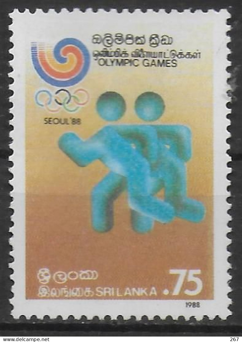 SRI LANKA     N° 841  * *   Jo 1988    Course - Leichtathletik