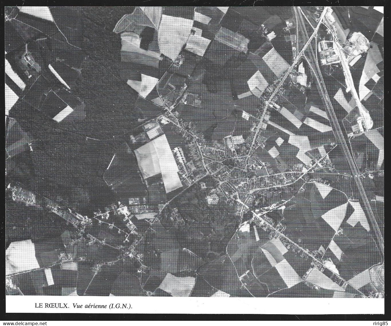 1980 -- BELGIQUE . LE ROEULX . VUE AERIENNE . 4A750 - Non Classés