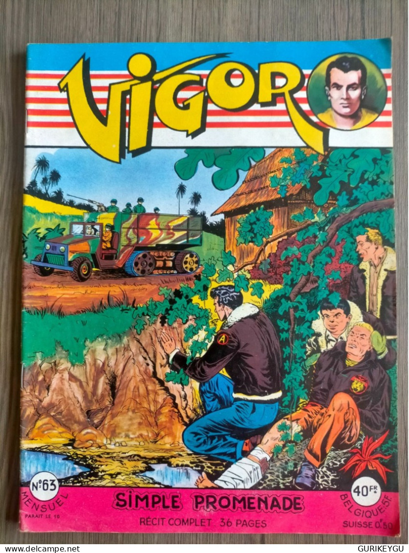 Bd Guerre VIGOR  N° 63  ARTIMA  1959 BIEN - Arédit & Artima