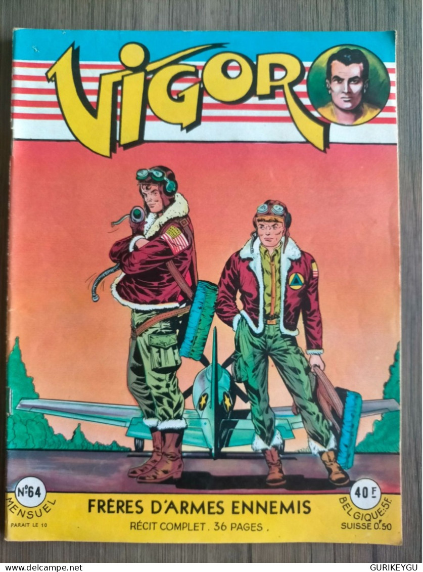 Bd Guerre VIGOR  N° 64  ARTIMA  1959 BIEN - Arédit & Artima