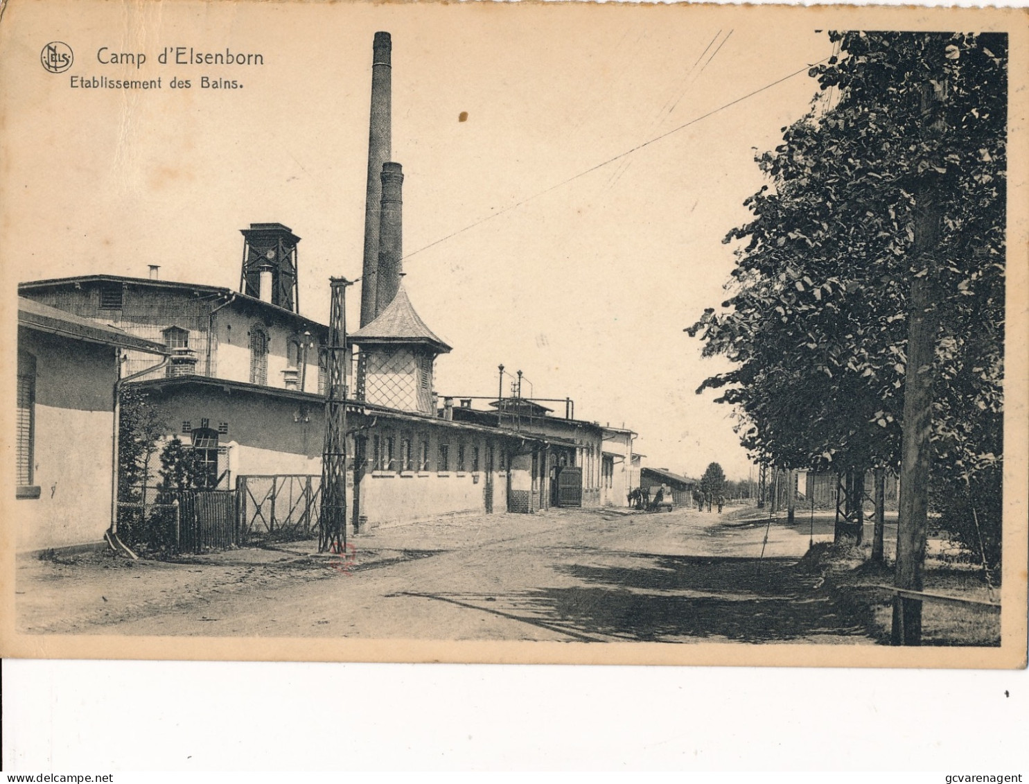 CAMP D'ELSENBORN  ETABLISEMENT DES BAINS                 2 AFBEELDINGEN - Kasernen