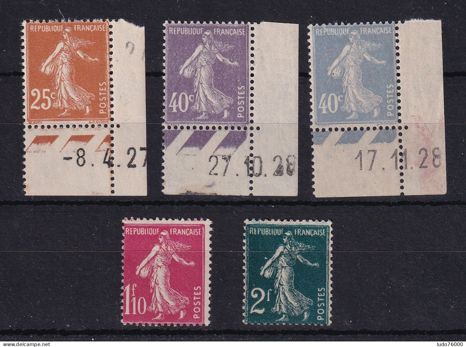 D 778 / LOT N° 235/239 NEUF** COTE 72€ - Collections