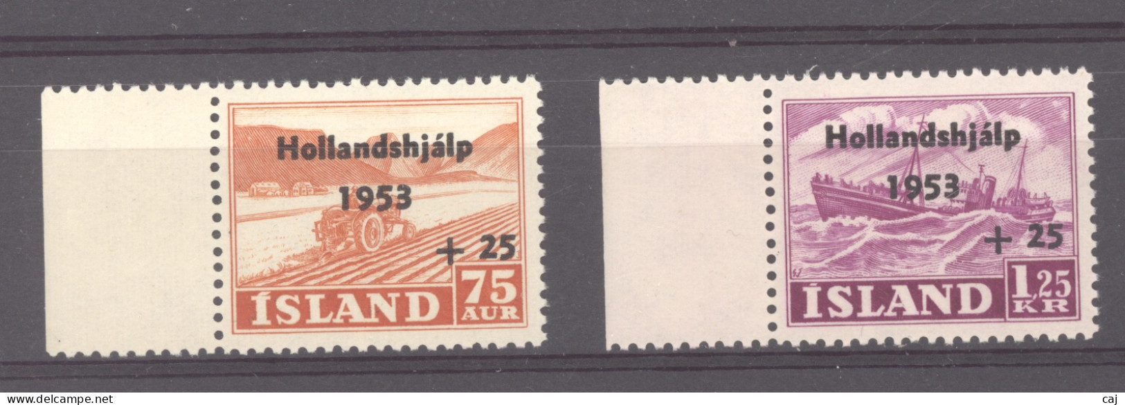 Islande  :  Yv  243-44  ** - Unused Stamps