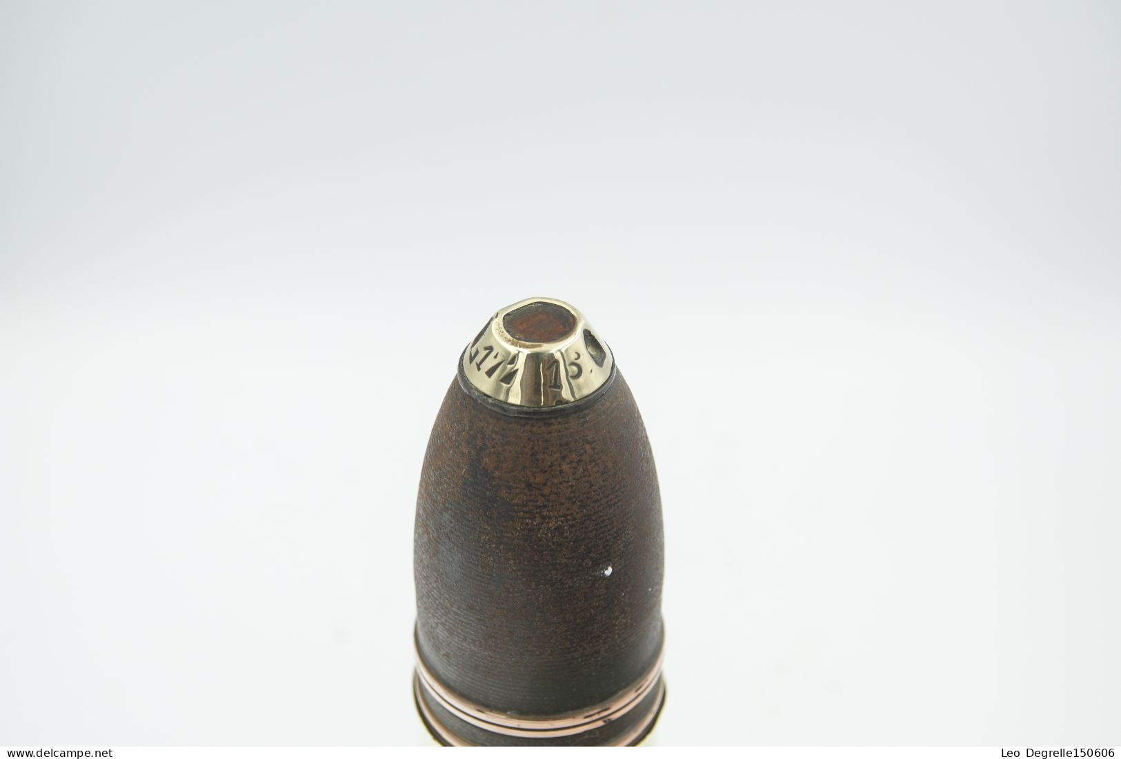 Militaria - Ammunition : Original French Model 1888 37MM High Explosive - WW1 1916 - Weapon Deactivated Shell - L = 17 - Decotatieve Wapens