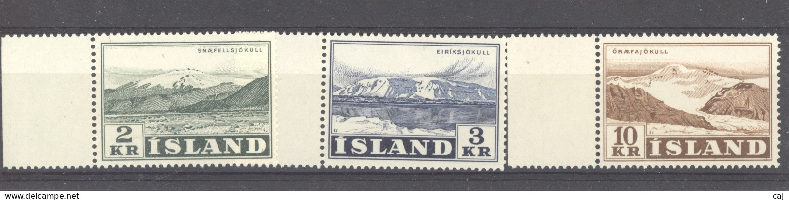 Islande  :  Yv  274-76  ** - Ungebraucht