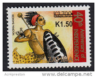 Zm1092 ZAMBIA 2013, SG1092 New Currency K1.50 On K2,700 Independence  MNH - Zambia (1965-...)
