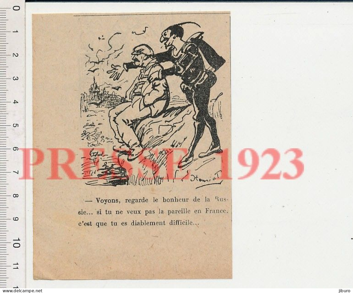 Humour Politique 1923 Communisme ?? Russie France 231XZ1 - Non Classés