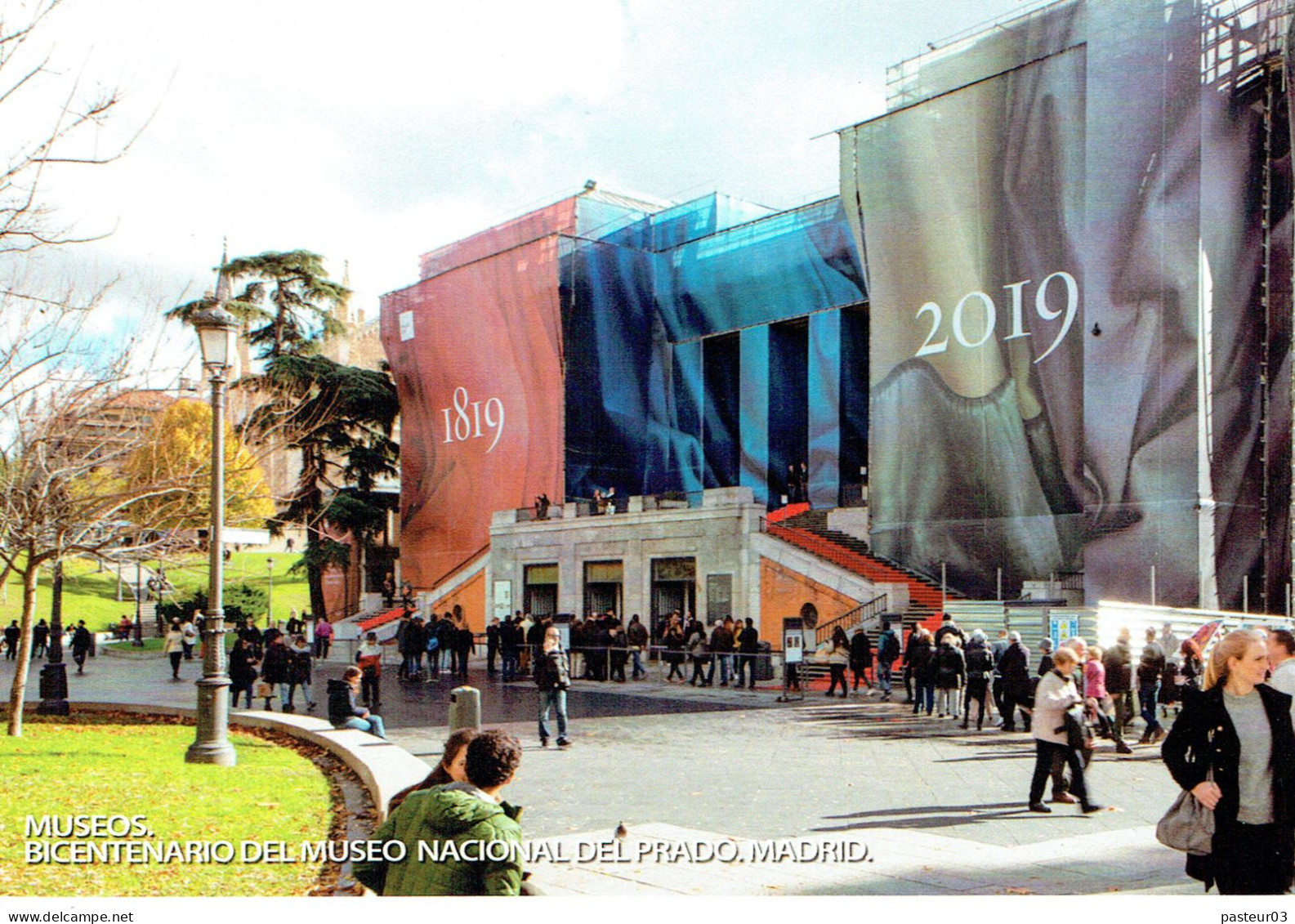 Espagne Entier Postal 2019 Bicentenaire Du Musée National Du Prado Madrid Timbre Annulés Administrativement - 1931-....