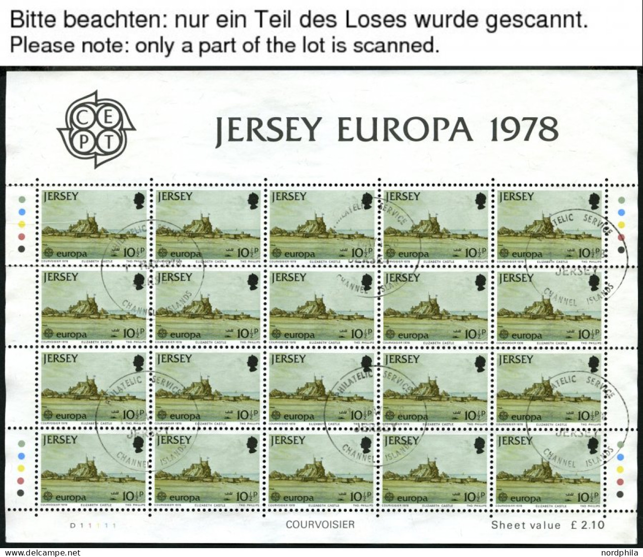 JERSEY KB O, 1978-90, Europa, Fast Nur Pracht, Mi. 465.- - Jersey