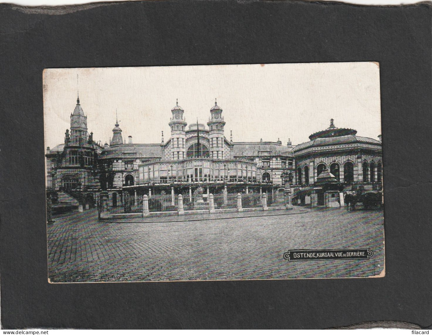 128210          Belgio,      Ostende,   Kursaal  Vue  De  Derrriere,   VG   1910 - Oostende