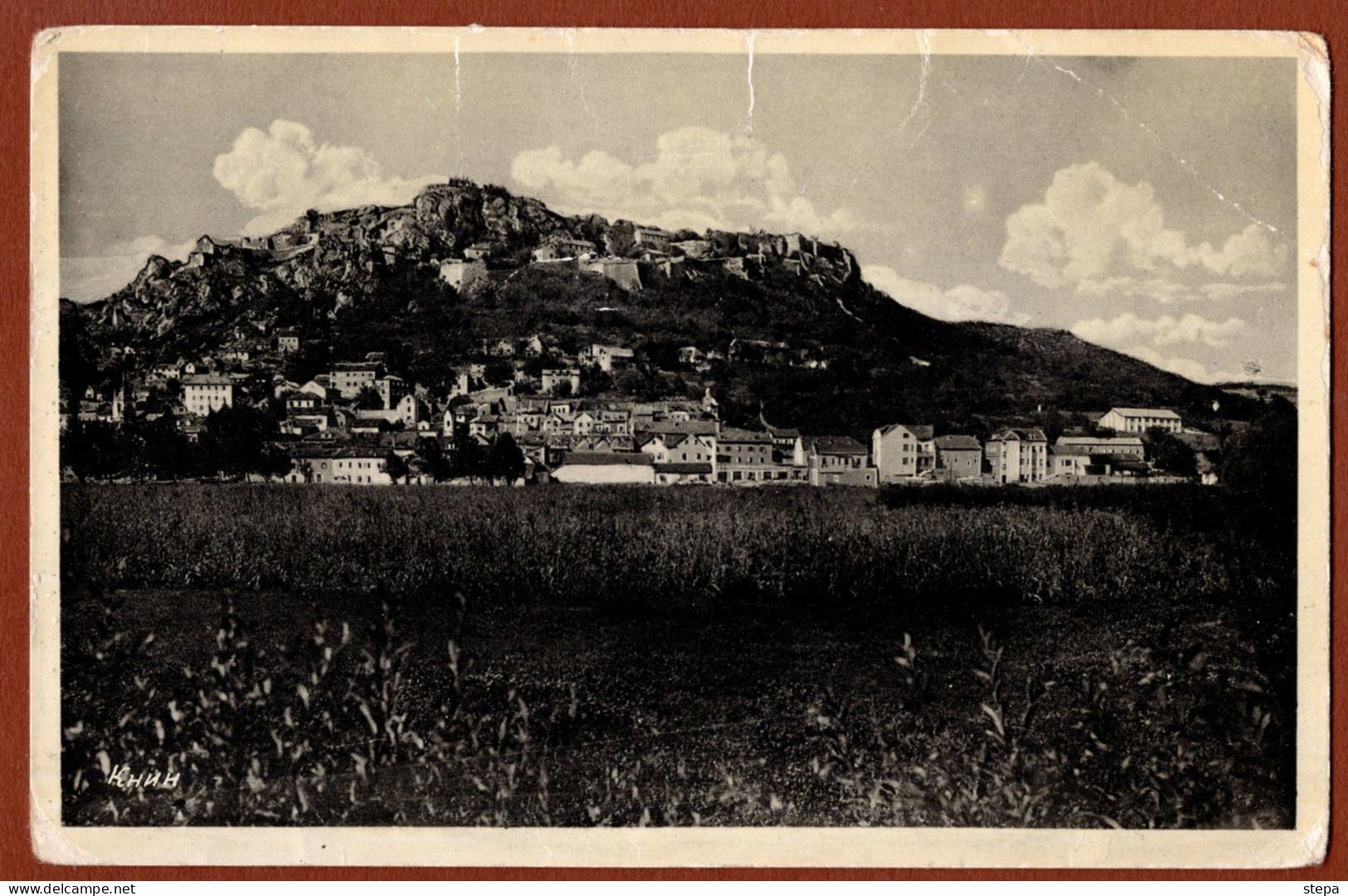 CROATIA, KNIN, PANORAME PICTURE POSTCARD - Kroatië