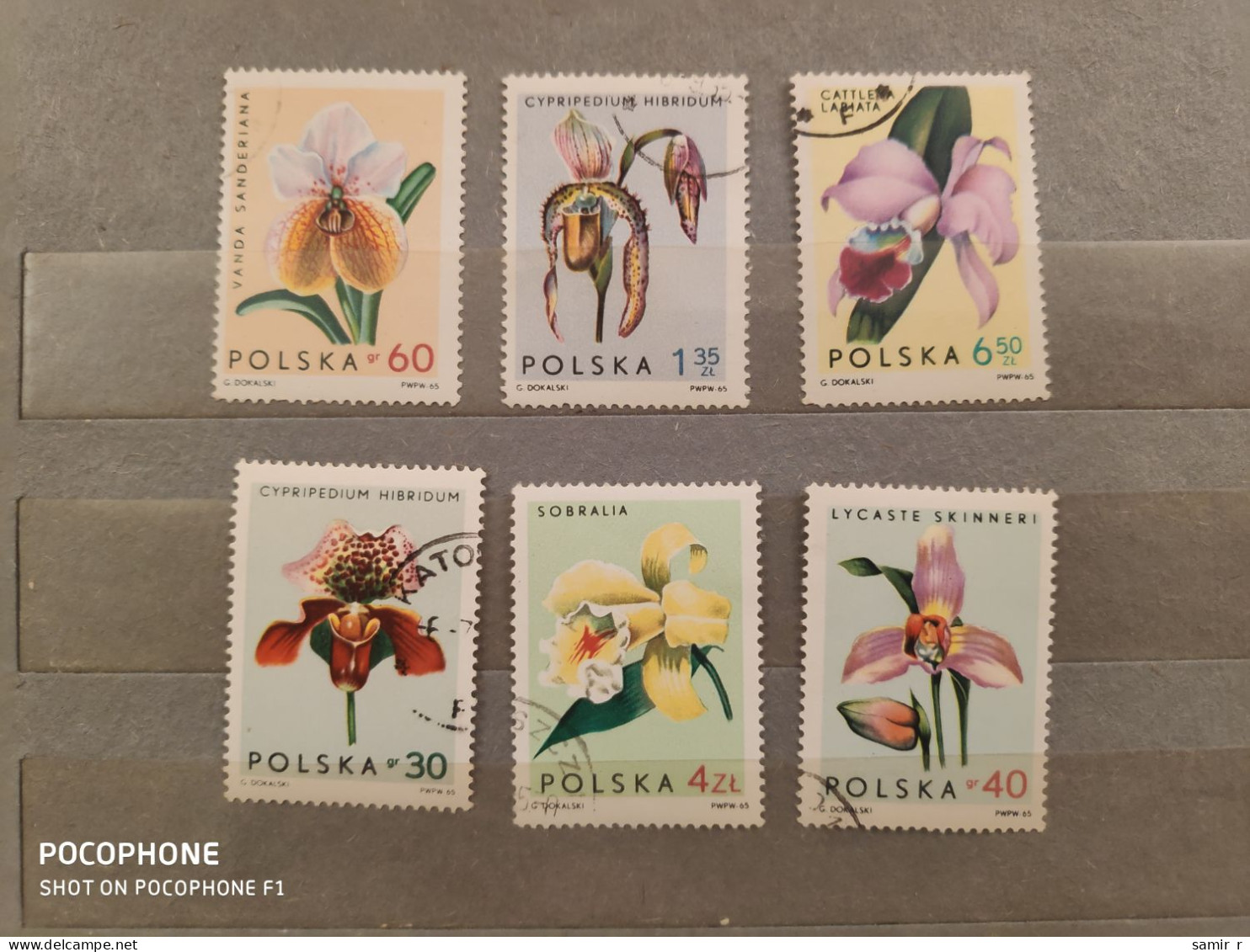 1965	Poland	Flowers (F85) - Used Stamps