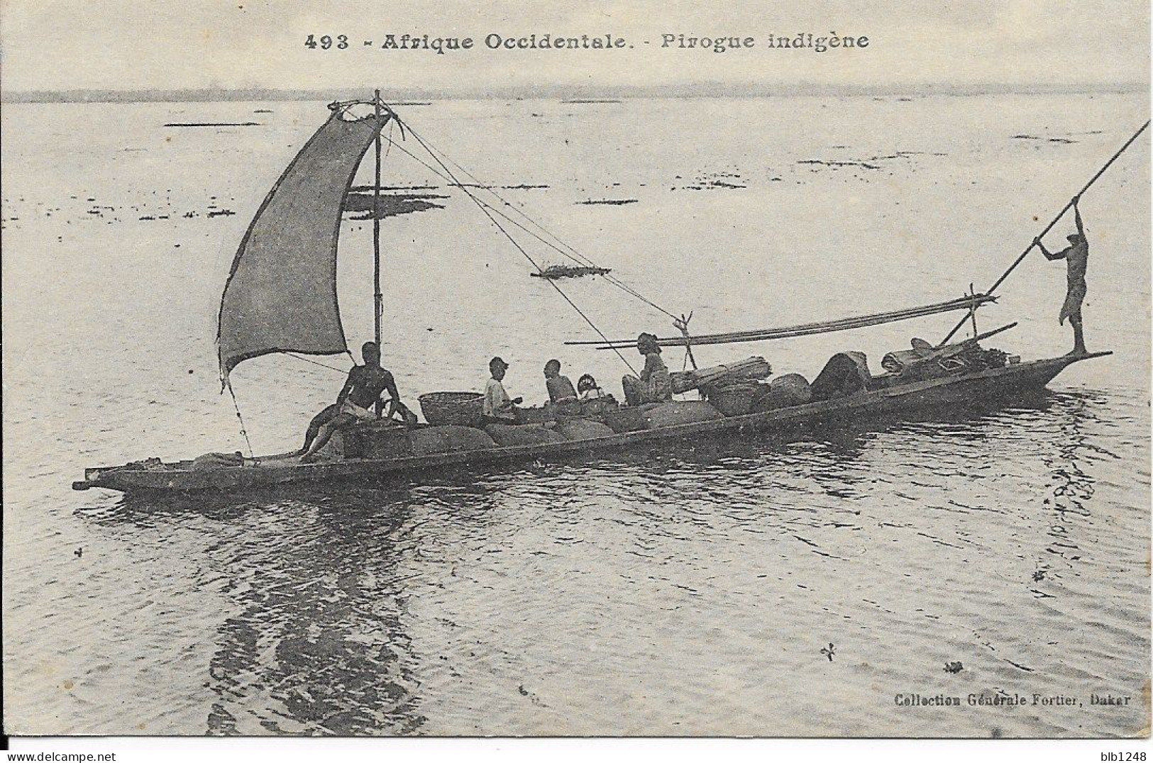 Afrique Occidentale Senegal Pirogue Indigene - Senegal