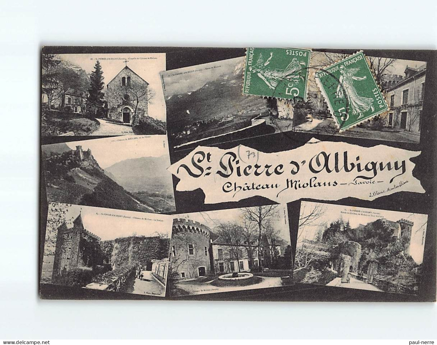 SAINT PIERRE D'ALBIGNY : Château De Miolans, Carte Souvenir - Très Bon état - Saint Pierre D'Albigny