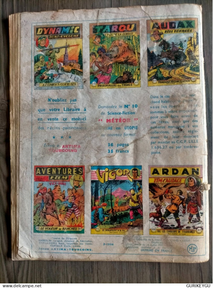 Bd Guerre VIGOR  N° 3  ARTIMA  1954 - Arédit & Artima