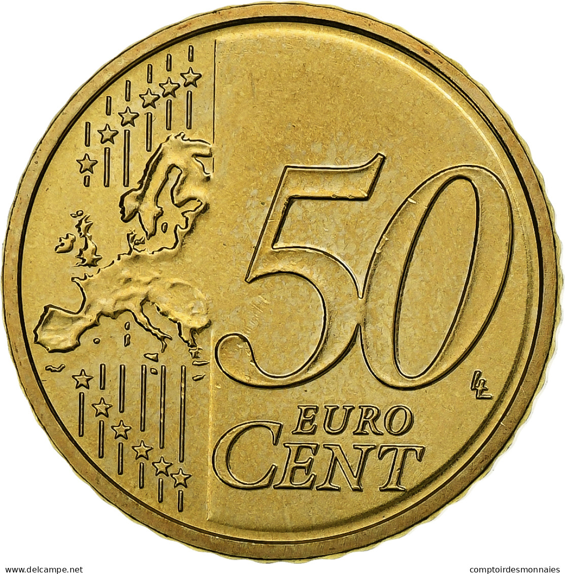 Latvia, 50 Euro Cent, 2014, Stuttgart, SPL, Laiton, KM:155 - Lettland