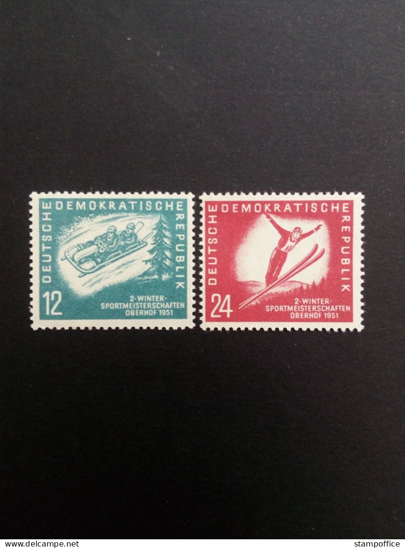 DDR MI-NR. 280-281 POSTFRISCH(MINT) WINTERSPORTMEISTERSCHAFTEN DER DDR OBERHOF 1951 - Unused Stamps