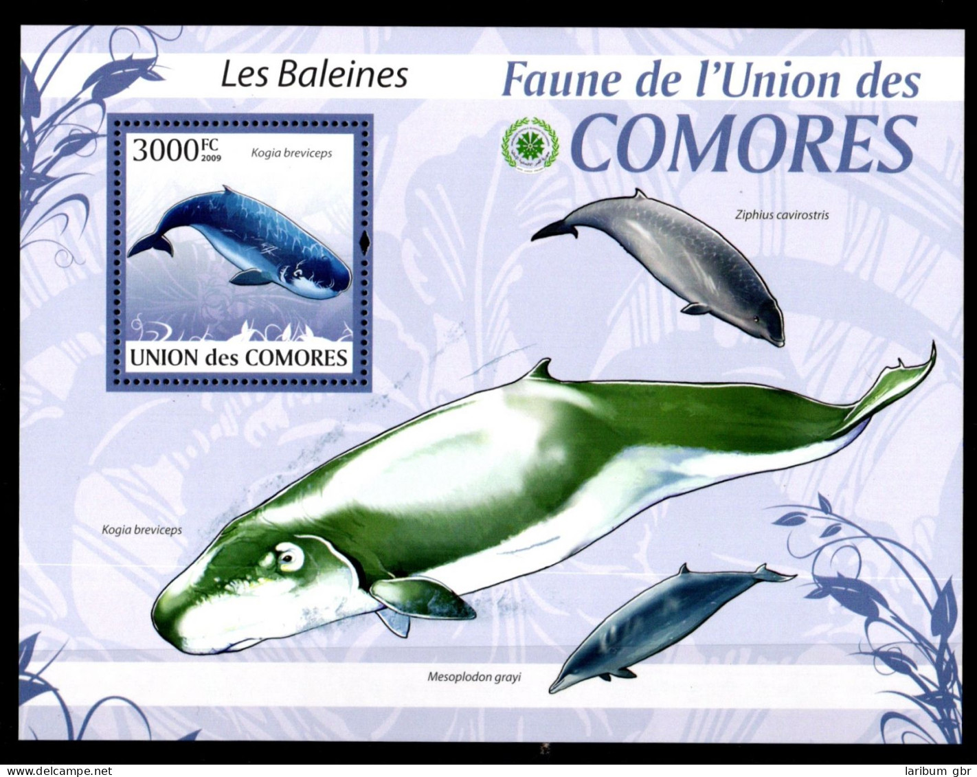 Komoren 2469 Postfrisch Block Tiere #GW350 - Isole Comore (1975-...)