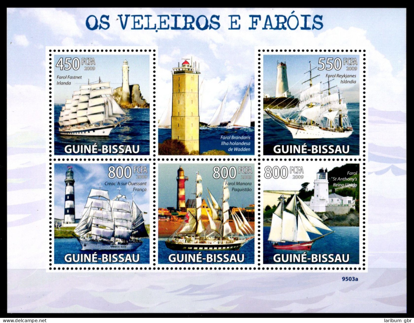 Guinea Bissau 4384-4388 Postfrisch Block Schifffahrt #GW389 - Guinea-Bissau