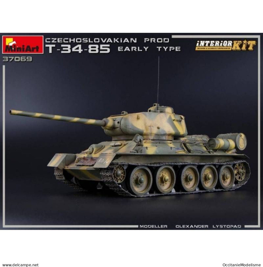 Miniart - CHAR T-34/85 Czechoslovak Prod. Early Type Maquette Réf. 37069 Neuf NBO 1/35 - Military Vehicles