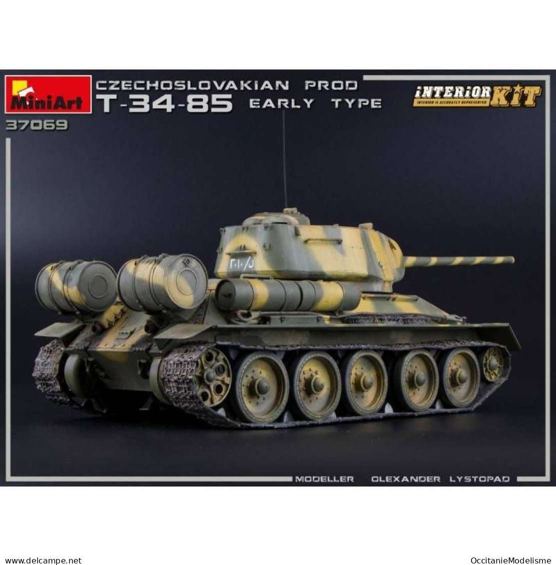 Miniart - CHAR T-34/85 Czechoslovak Prod. Early Type Maquette Réf. 37069 Neuf NBO 1/35 - Militär