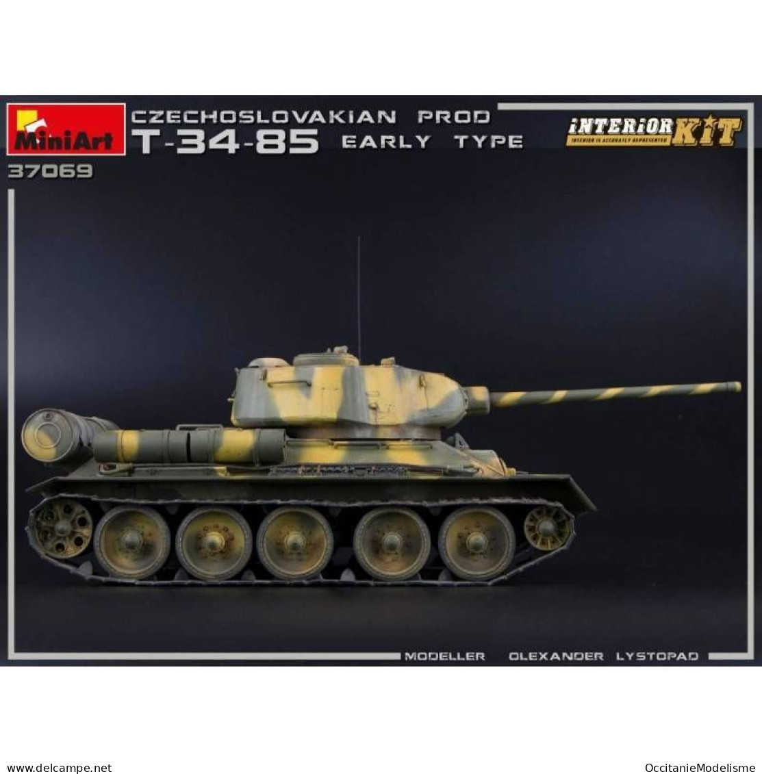 Miniart - CHAR T-34/85 Czechoslovak prod. early type maquette réf. 37069 Neuf NBO 1/35