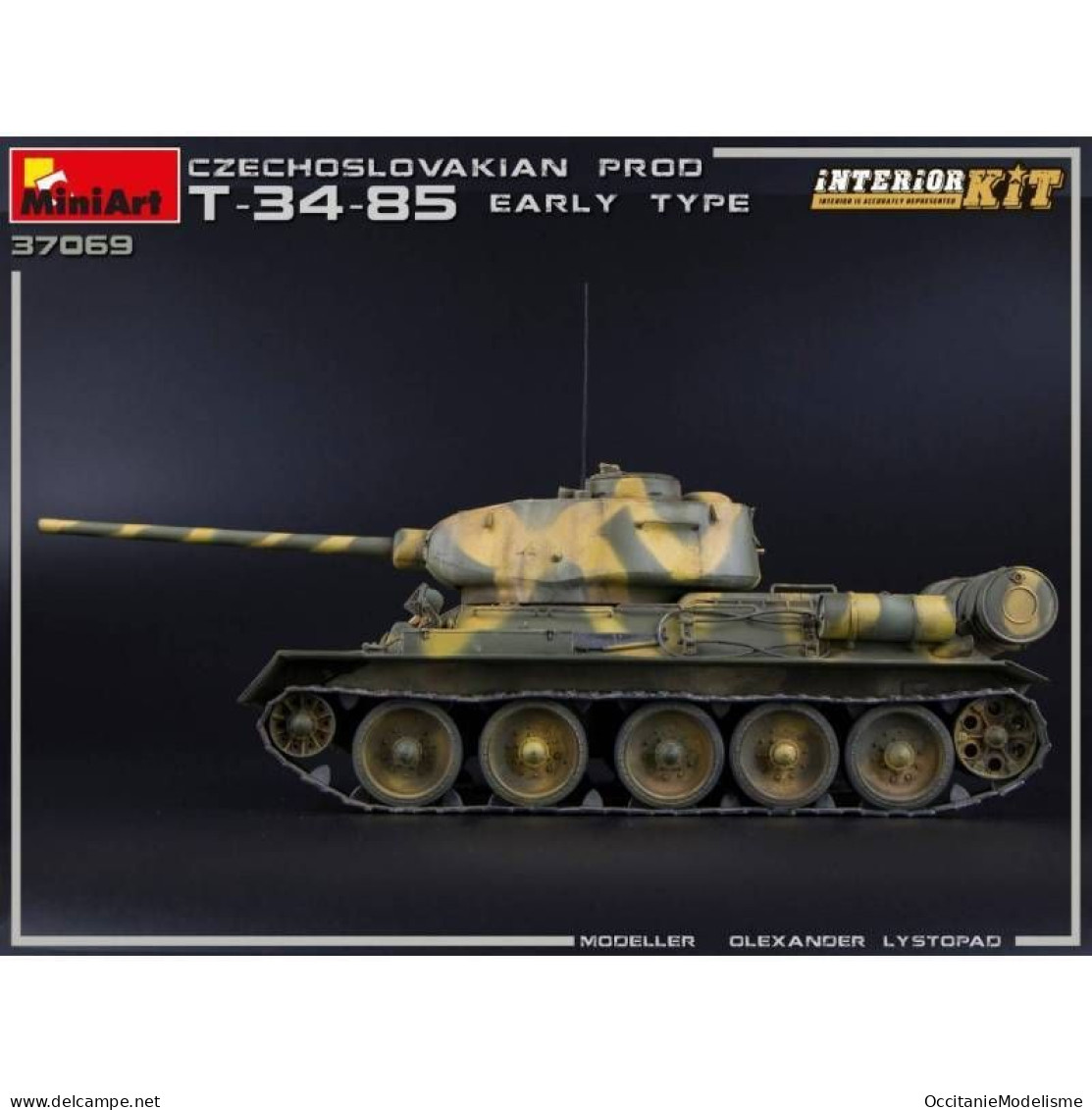 Miniart - CHAR T-34/85 Czechoslovak prod. early type maquette réf. 37069 Neuf NBO 1/35