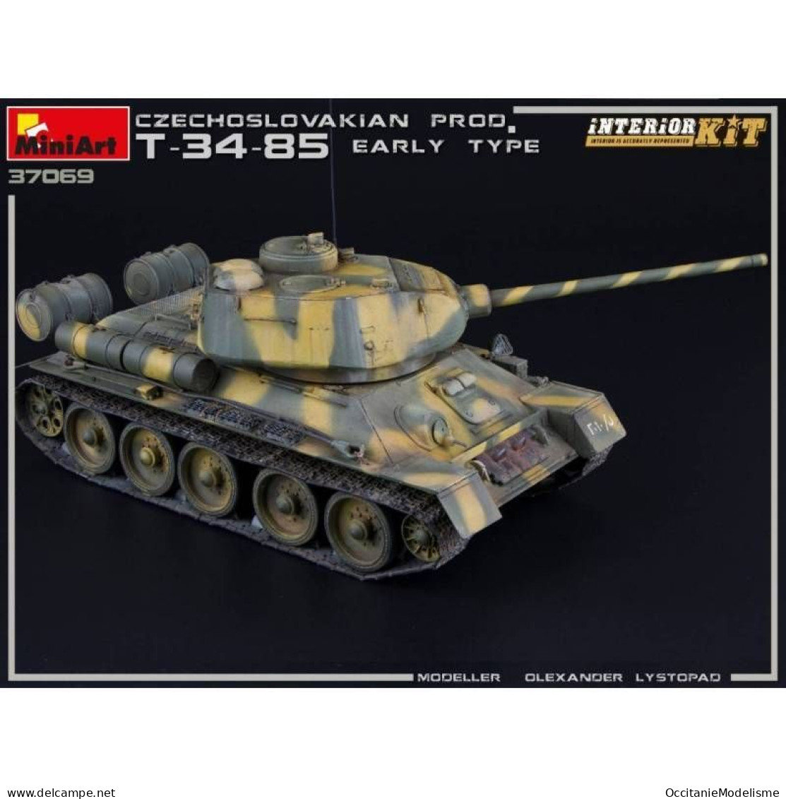 Miniart - CHAR T-34/85 Czechoslovak prod. early type maquette réf. 37069 Neuf NBO 1/35