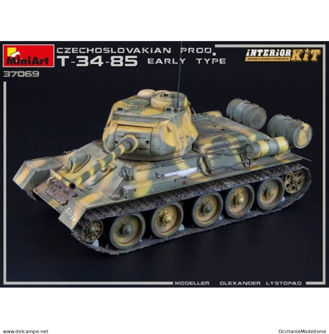 Miniart - CHAR T-34/85 Czechoslovak prod. early type maquette réf. 37069 Neuf NBO 1/35