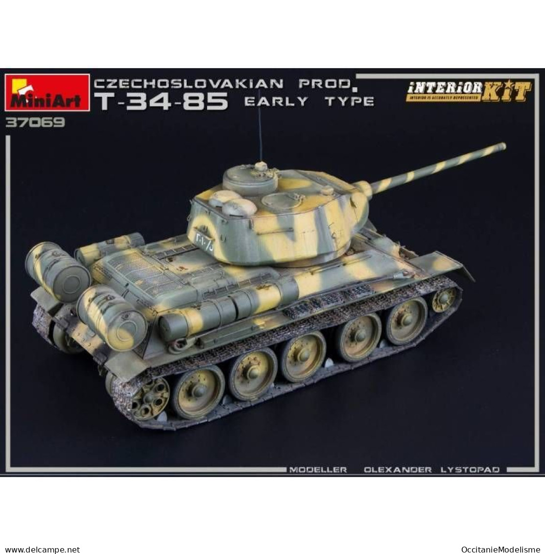 Miniart - CHAR T-34/85 Czechoslovak prod. early type maquette réf. 37069 Neuf NBO 1/35