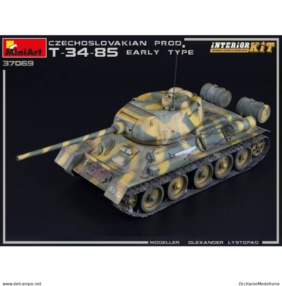 Miniart - CHAR T-34/85 Czechoslovak prod. early type maquette réf. 37069 Neuf NBO 1/35