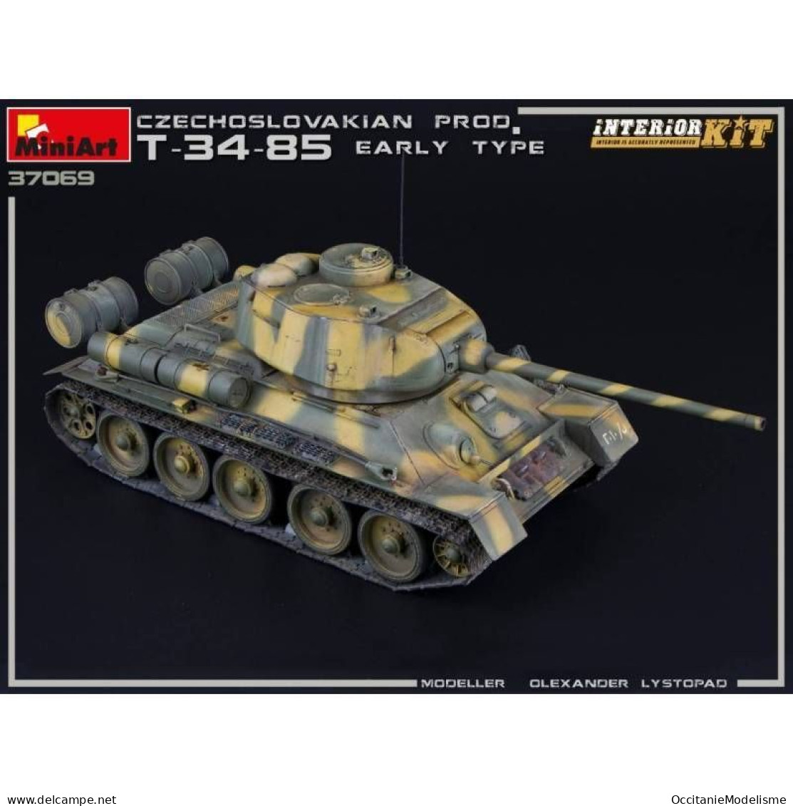 Miniart - CHAR T-34/85 Czechoslovak prod. early type maquette réf. 37069 Neuf NBO 1/35